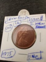 1975 UK New Pence 2 Pence Coin