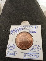 2008 British 2 Pence Coin UNC
