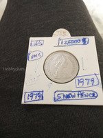 1979 British 5 New Pence Coin UNC