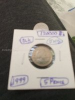 1999 u.k. 5 pence UNC.