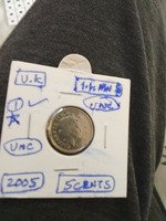 2005 UK 5 Cents Coin UNC
