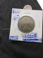 1973 UK 10 Pence Coin