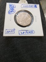 2005 UK 20 Pence Coin