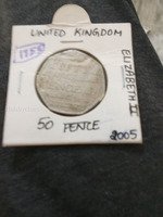 2005 United Kingdom 50 Pence Coin - Elizabeth II