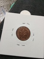 1985 Germany 1 Pfennig Coin - UNC Condition - Image 2