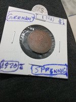 Germany 5 Pfennig Coin