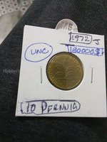 1972-J 10 Pfennig Coin from West Germany (Bundesrepublik Deutschland)