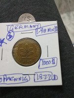1977 Germany 10 Pfennig Coin