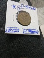 1977-D Germany 10 Pfennig Coin