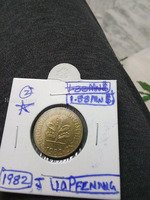 1982 German 10 Pfennig Coin