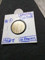 1982 J 10 Pfennig Coin from Germany