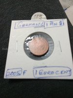 2005 F Germany 1 Euro cent UNC.