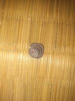 Antique Square Copper Coin with Lion Emblem - Image 2