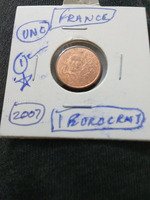 2007 France 1 Euro Cent Coin