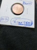 2011 1 Euro Cent Proof Coin