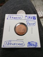 2021 France 1 Euro Cent Proof Coin