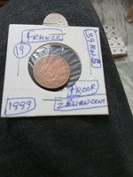 1999 France 2 Euro Cent Proof Coin
