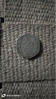 1986 India 20 Paise Coin