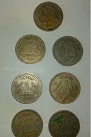 Collection of Vintage Indian 1 Rupee Coins from 1975 to 1991