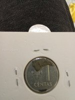 1991 Lithuania 1 Centas Coin - Image 2