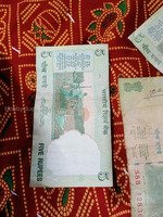 Vintage Indian 5 Rupees Banknote (2010 Series) - Image 2