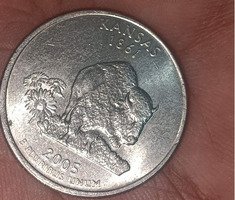 2005 Kansas State Quarter Dollar Coin - Image 2