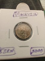 Malaysia 5 Sen Coin 2000
