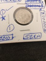 Malaysia 5 Sen Coin 2010