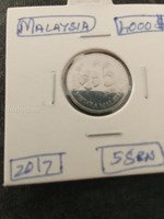 2017 Malaysia 5 Sen Coin