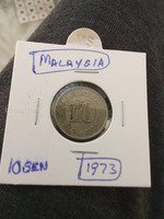 1973 Malaysia 10 Sen Coin