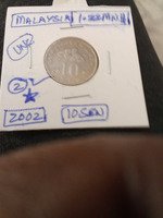 2002 Malaysia 10 Sen Coin