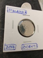 2016 Malaysia 10 Cents Coin