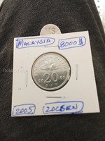 2005 Malaysia 20 Sen Coin