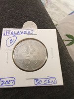 2007 Malaysia 50 Sen Coin