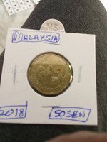 2018 Malaysia 50 Sen Coin