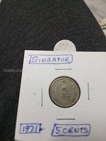 1971 Singapore 5 Cents Coin