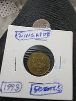 1993 Singapore 5 Cents Coin