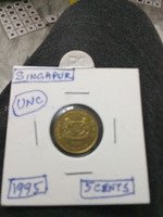 1995 Singapore 5 Cents Coin