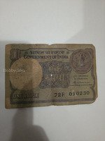 This Note is a 1 Rupees Indian Currency This is 1985 to 1989 Year Old