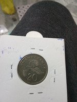 1986 Singapore 20 Cents Coin - Image 2