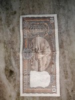 Vintage Indian 10 Rupees Banknote - Image 2