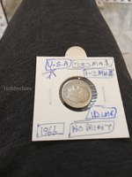 1966 U.S.A. 1 Dime Coin - No Mint Mark