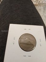 1946 USA Jefferson Nickel 5 Cents No Mint Mark Silver Coin - Image 2