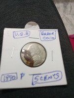 1990 P U.S.A. 5 Cents Error Coin
