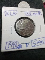 1998 USA 5 Cents Jefferson Nickel Coin