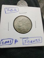 2001 P USA 5 Cents Jefferson Nickel Coin