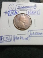 1934 Lincoln Wheat Penny - No Mint Mark