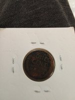 1952-D USA Lincoln Wheat Penny One Cent Coin - Image 2