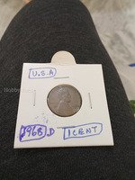 1968-D U.S.A. One Cent Lincoln Penny