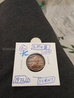 1972-D USA Lincoln Wheat Penny 1 Cent Coin